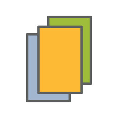 high quality modern paper full color icon with minimalist design for digital and print projects
 Graphic Design Icons Making a Huge Impact on Visual Aesthetics