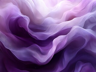Obraz premium Abstract purple and white fabric waves.