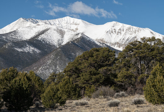 Mt. Antero at 14,276 feet is the 10th highest peak in Colorado and very popular for outdoor recreational activities. Mount Antero is named for Native American Chief Antero leader of the Uintah band.