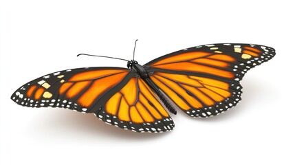 Fototapeta premium Closeup of a Monarch Butterfly