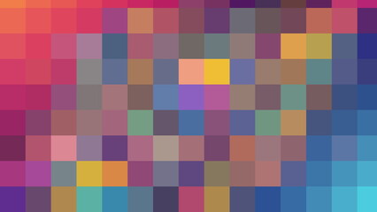 Colorful illustration of square shapes pixel.
