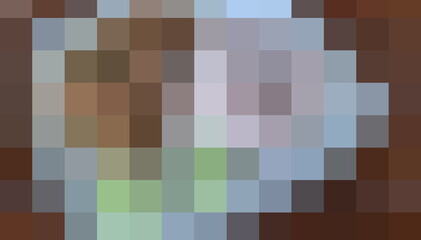 Colorful illustration of square shapes pixel.