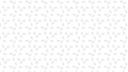 Light art background with silhouette of tropical leaves in line style. Trendy contemporary floral nature shape. Botanical pattern for wallpaper design, decor, print, textile, interior