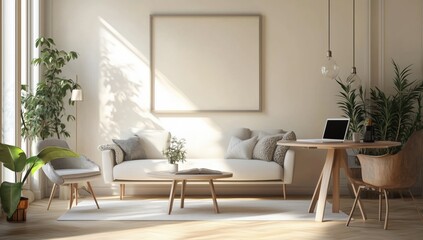 Fototapeta premium modern living room 