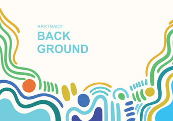 Background. Line scribble abstract shapes, modern pattern, for printing. Poster, wallpaper