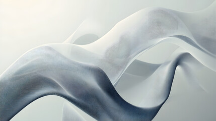 Abstract White Landscape