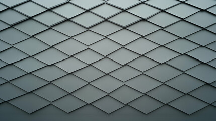 Geometric Pattern of Grey Diamond-Shaped Tiles, texture, background, design, architecture, building