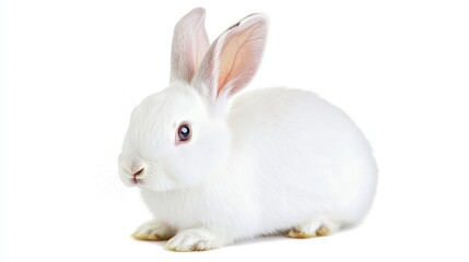 Obraz premium White Rabbit Portrait