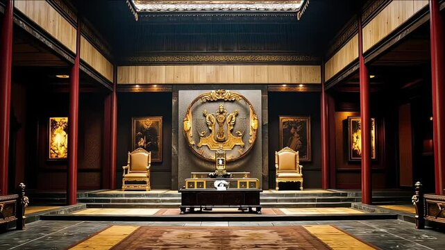 The Chinese palace is full of pigsties of gold and jewelry