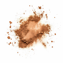 Cocoa Powder Explosion, cacao, chocolate powder, brown powder, splash, burst