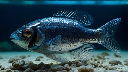 Fototapeta premium Innovative Solutions: The Robotic Devils Hole Pup fish and Conservation Technology