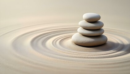zen, stones, asymmetrical, stack, varied, sizes, shapes, flat, surface, smooth, sand, ripples, subtle, base, highresolution, ultra, balance, harmony, calm, serene, tranquil, meditative, peaceful,