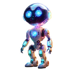 Robot on a transparent background 