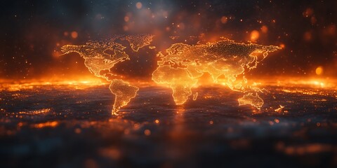 Fiery Global Network Map.