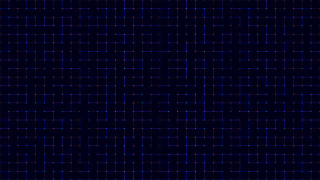 Futuristic grid or technology pattern vector