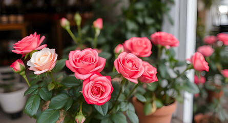 roses in garden
