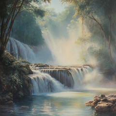 waterfall in the forest