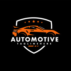 Car logo with shield
