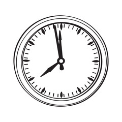 Wall clock icon. Clock vector icon. Time icon illustration