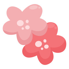 Chinese New Year Element Pink Sakura