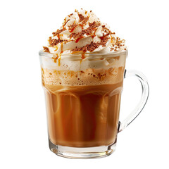 Pumpkin spice latte isolated