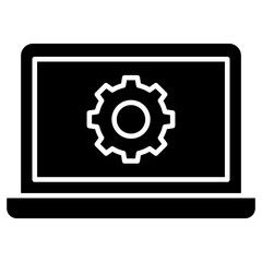 Laptop  Icon Element For Design