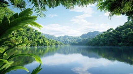 Tranquil Tropical Lake