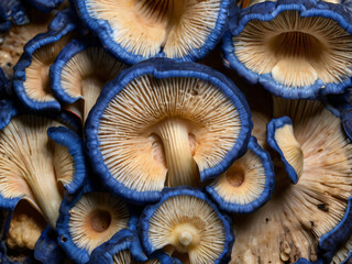 Naklejka premium lactarius indico pattern