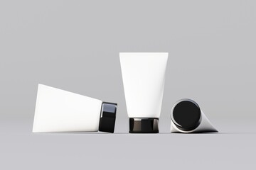 cosmetic products Just insert your logo.  On a white background, 3D