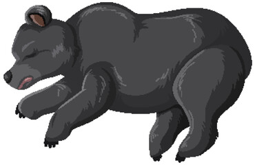 Obraz premium Sleeping Bear in Natural Habitat