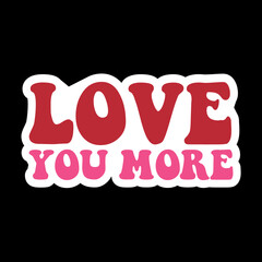 Valentine day Sticker vector Design, Valentine day Svg Design