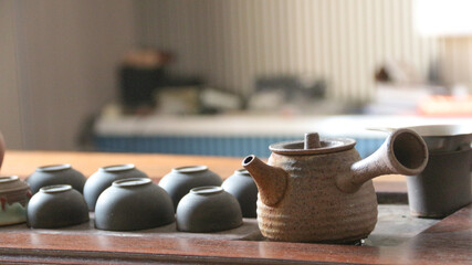 Chinese people drink tea life style, still life