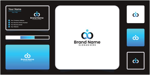 letter oo and human logo