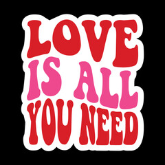 Valentine day Sticker vector Design, Valentine day Svg Design