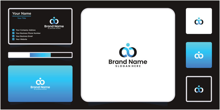 letter oo and human logo