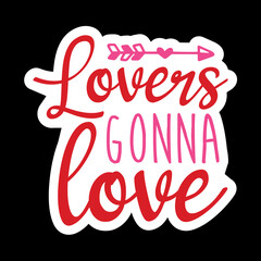 Valentine day Sticker vector Design, Valentine day Svg Design