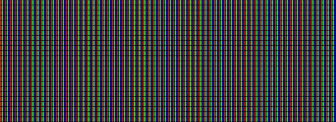 RGB pixel seamless pattern. Repeating LED screen background. LCD display dots wallpaper. Red Green Blue pixelated monitor texture. Repeated dot crt display backdrop. Vector