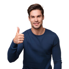 Fototapeta premium Mano masculino levantando el pulgar