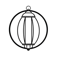 Intricate Oval Lantern Art Stunning Vector for Creative Projects
