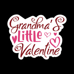 Valentine day Sticker Vector Design, Valentine day Svg design