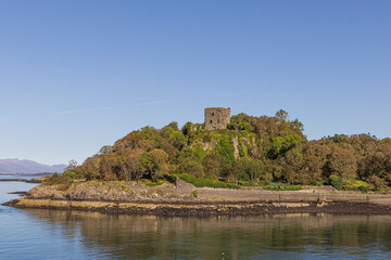 Scotland, near Oban. Dunollie Castle.