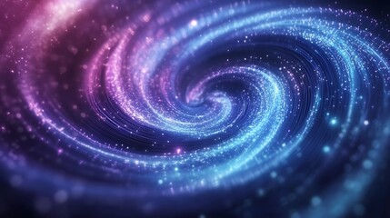 A swirling galaxy of stars and cosmic elements in vibrant colors.