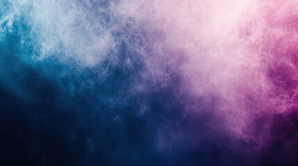 Obraz premium Abstract Smoke Art: Blue, Pink, and Purple Swirls