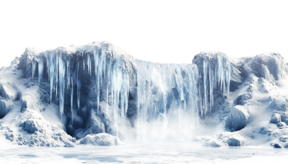 frozen waterfall png