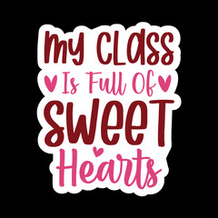 Valentine day Sticker Vector Design, Valentine day Svg design