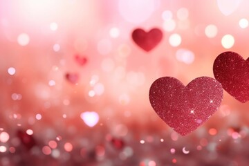 Glitter valentine's background atmosphere.