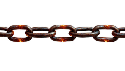 Obraz premium Glowing fairy light chains png