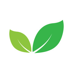 Leaf graphic design logo template