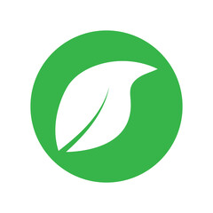 Leaf graphic design logo template