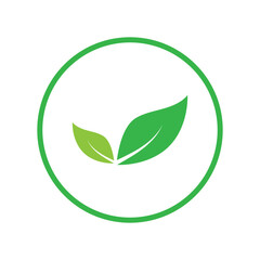 Leaf graphic design logo template